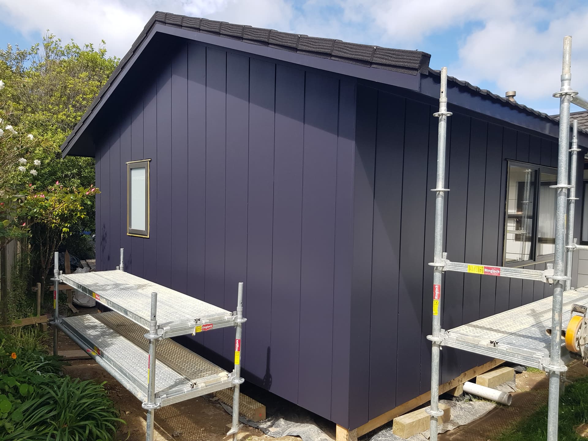 Dark Exterior Cladding